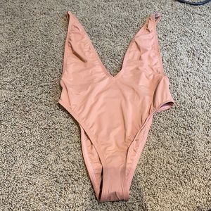 NWOT dippin daisys one piece size S nude